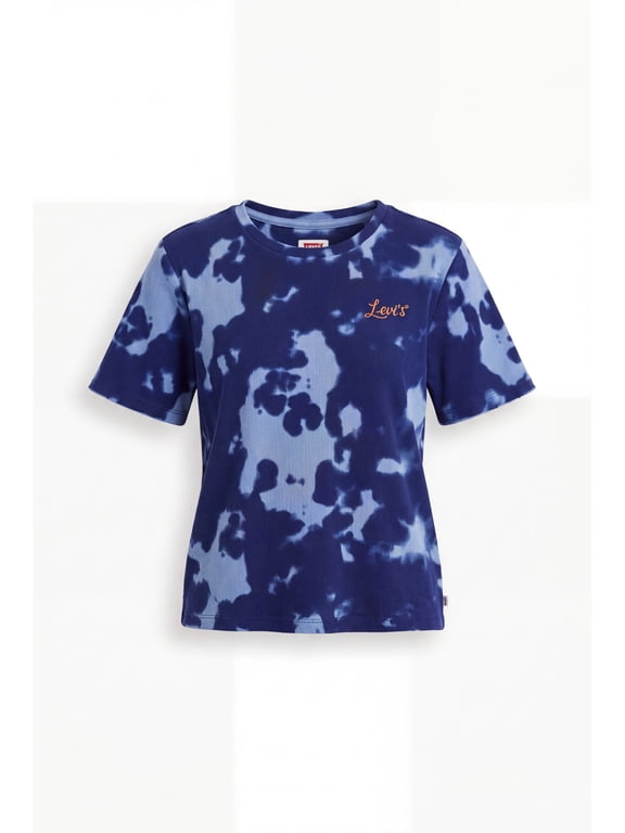 Women's Tie Dye Short Sleeve Crewneck T-Shirt