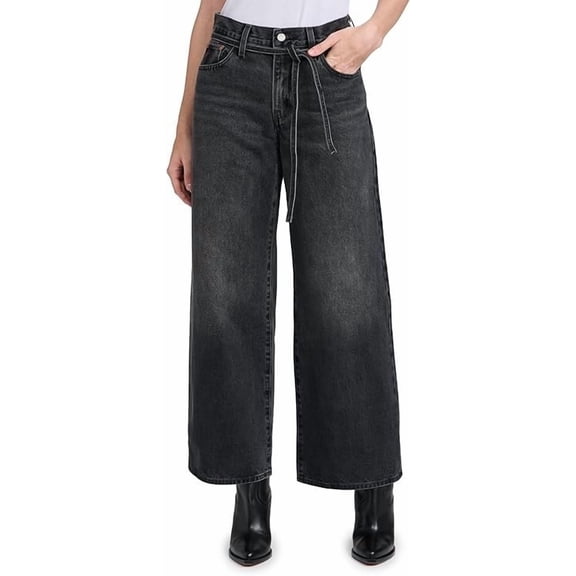 Levi's Women's XL Straight Jeans Influential Lady Black Wash Size 25x31