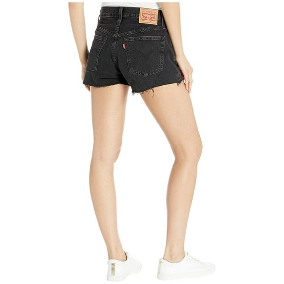Levi's Womens 501 High-Rise Shorts Black