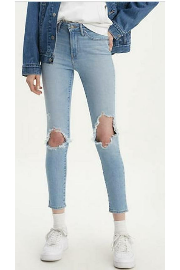 Levi's Womens 721 High-Rise Skinny Ankle Azure Falls