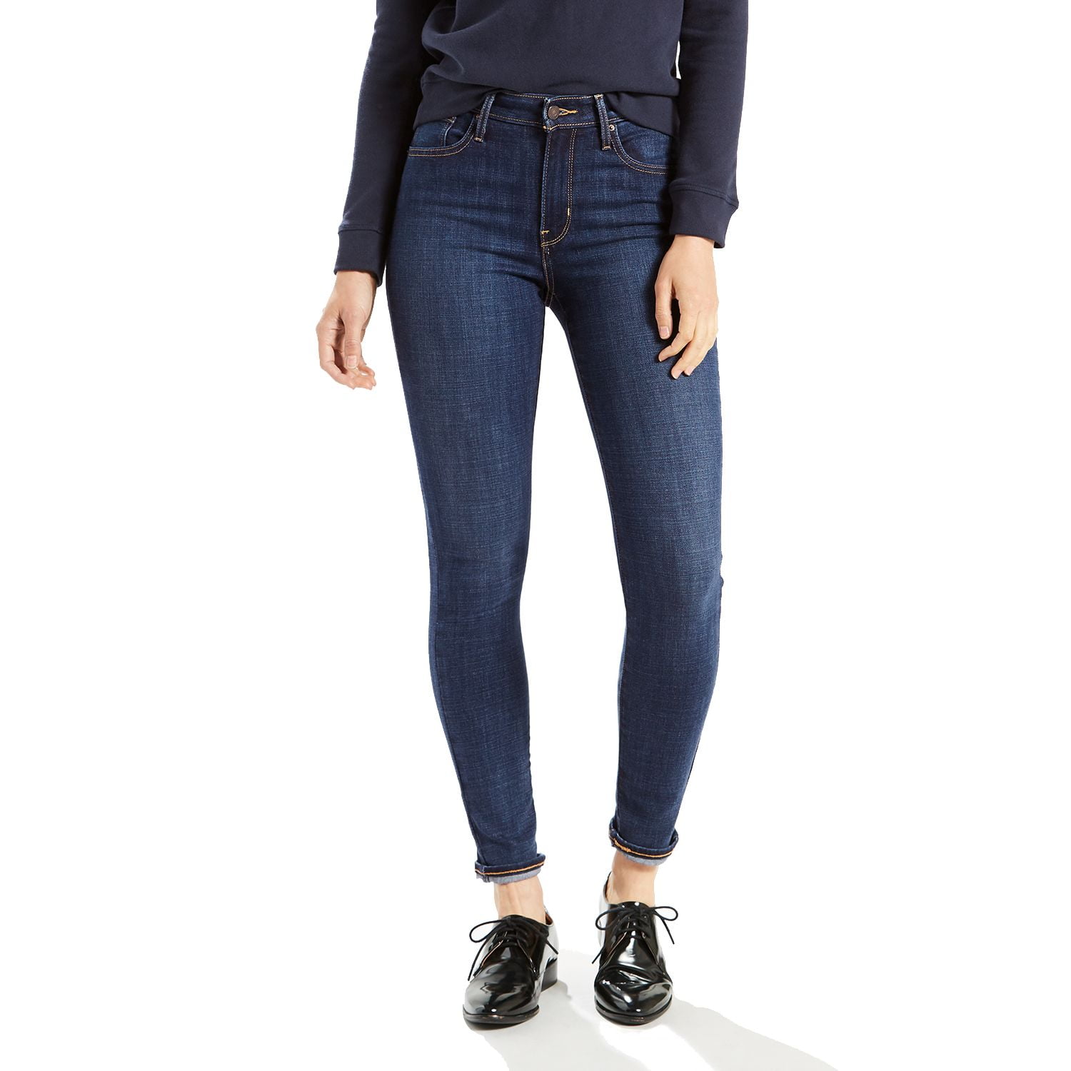 Levi s Womens 721 High Rise Skinny Matter Of Fact Walmart