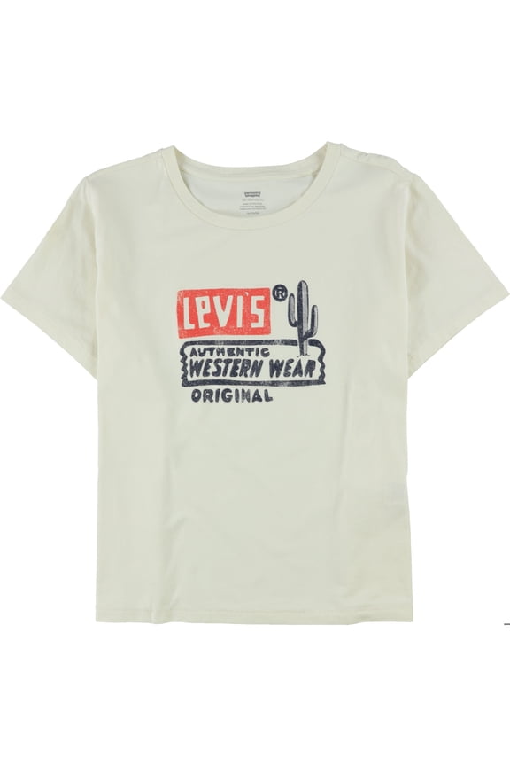 Womens Authentic Western Wear Graphic T-Shirt, Off-White, Plus Size, 1X