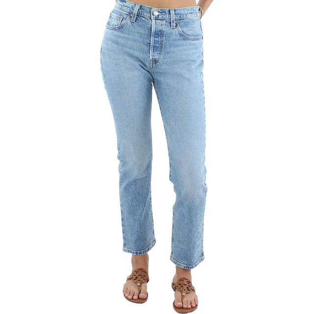 Levi's Womens Denim Ankle Straight Leg Jeans