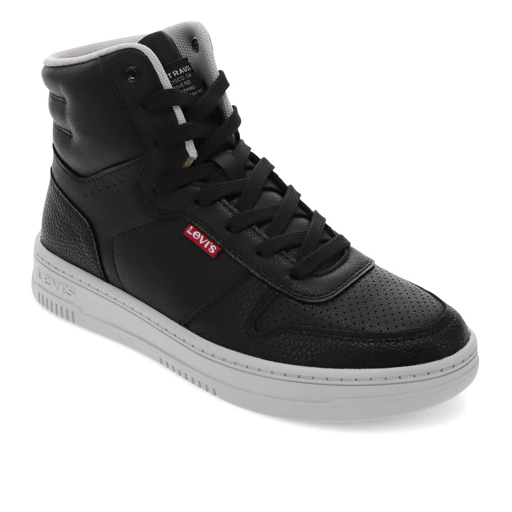 Levi's Womens Drive Hi Synthetic Leather Casual Hightop Sneaker Shoe ...