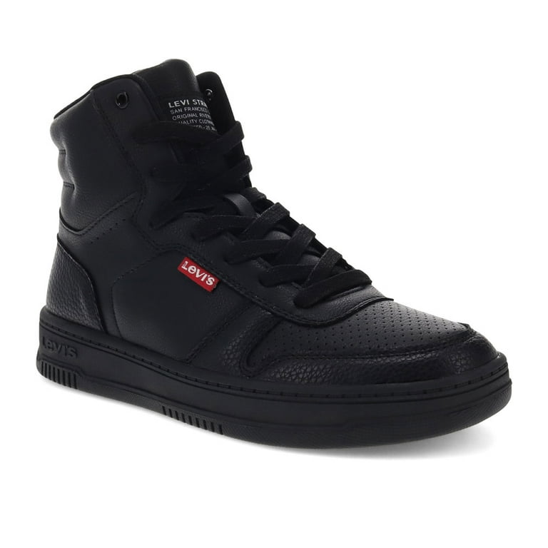 Levi's Women's Vegan Leather Hi-Top Sneakers with Mesh Levi's Women's Vegan Leather Hi-Top Sneakers with Mesh