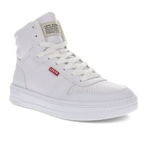 Levi's Womens Drive Hi Synthetic Leather Casual Hightop Sneaker Shoe