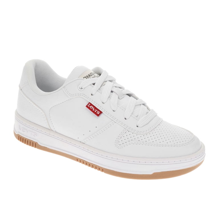 Levi’s リーバイス ローカット キャンバススニーカー 白 27㎝ 未使用品 Levi's Womens Drive Lo Synthetic Leather Casual Lace Up Sneaker