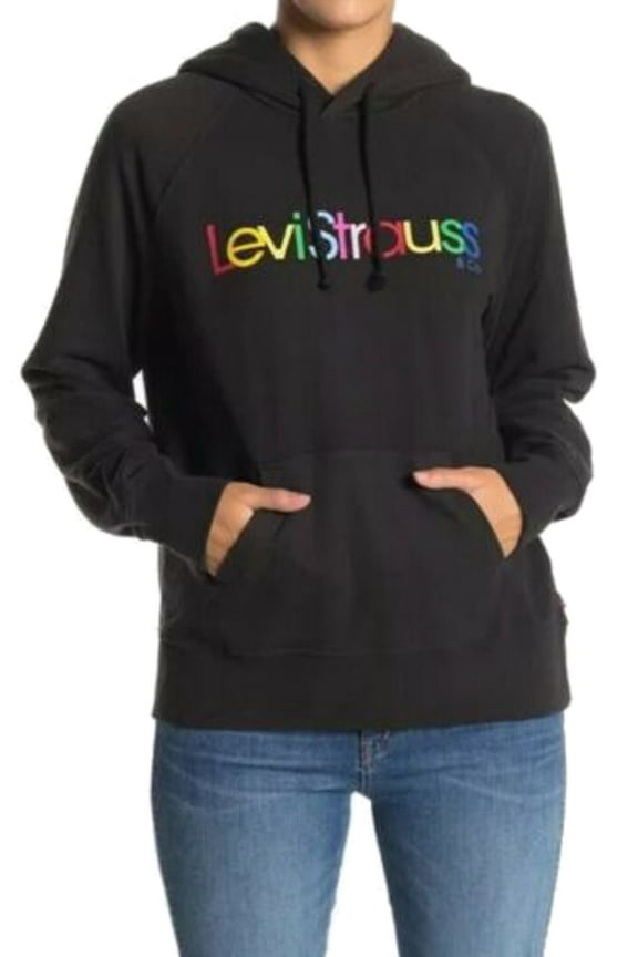 Womens Graphic Sport Hoodie,Black,Small