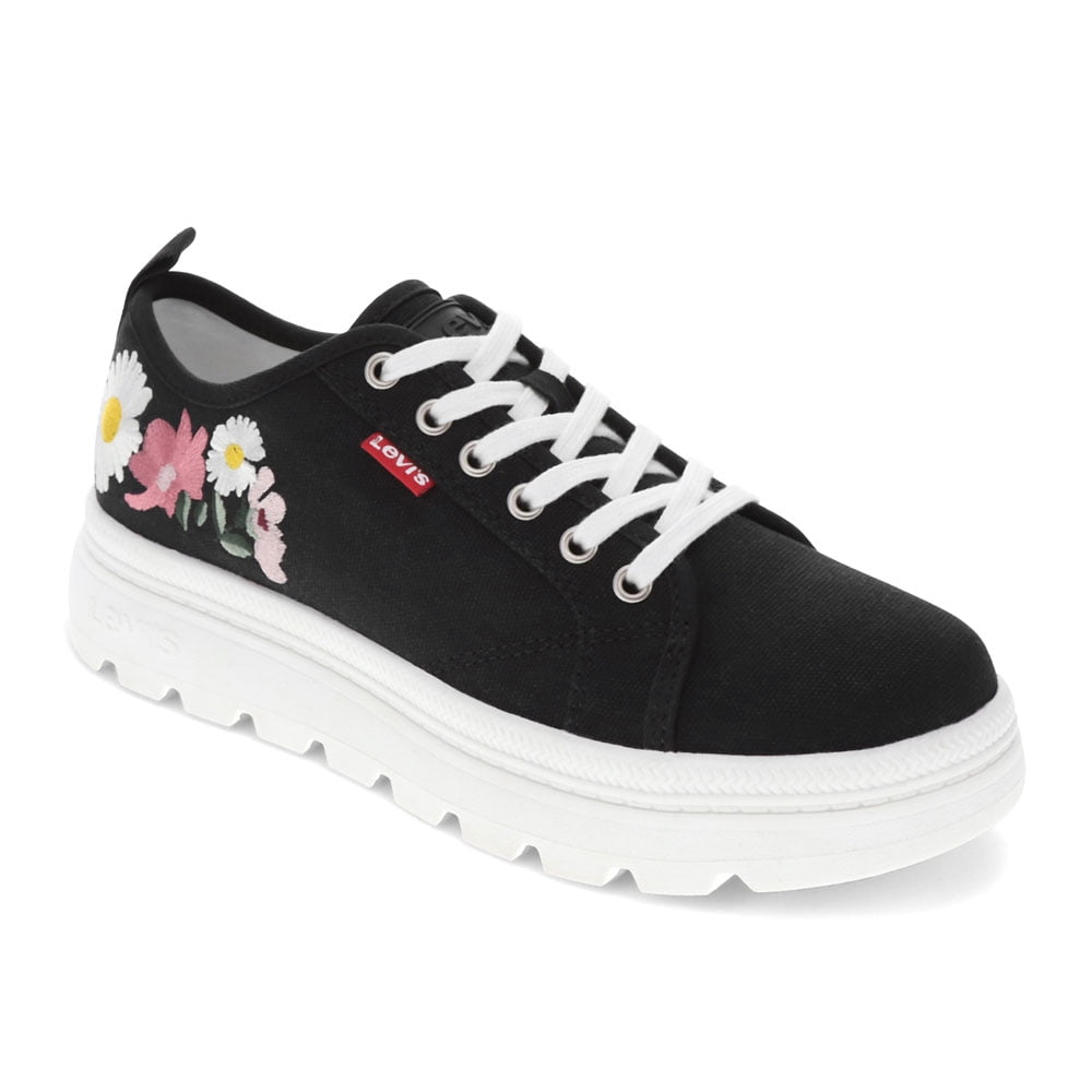 Levi's Women's Vegan Leather High-Top Sneaker Shoe with Mesh