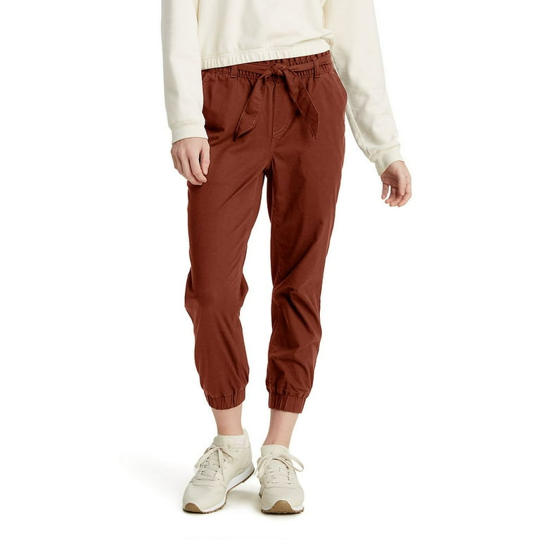 Levi s Womens Jet Set Jogger Pants Brown XL Walmart