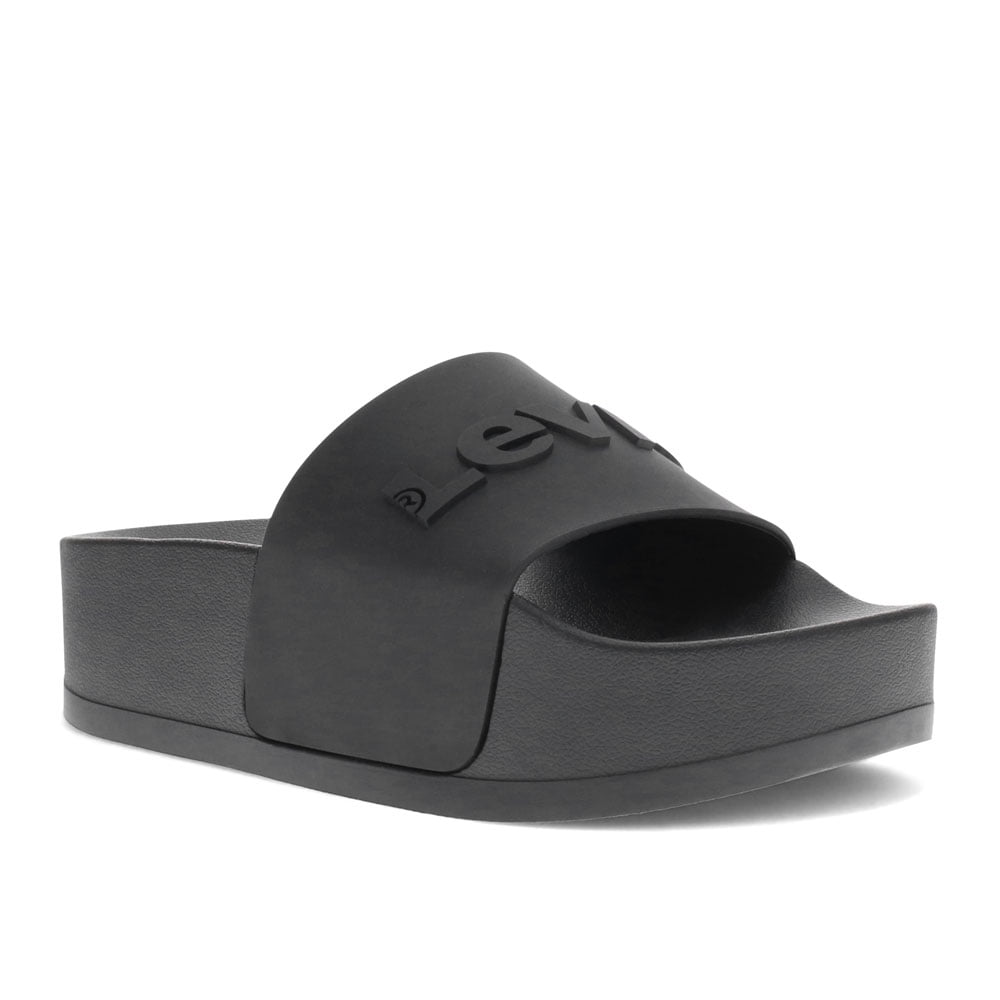 Levi s Womens Levi s 3D Platform Slide Slip On Sandal Shoe Walmart