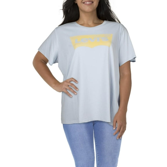 Levi's Womens Plus Graphic 100% Cotton Pullover Top