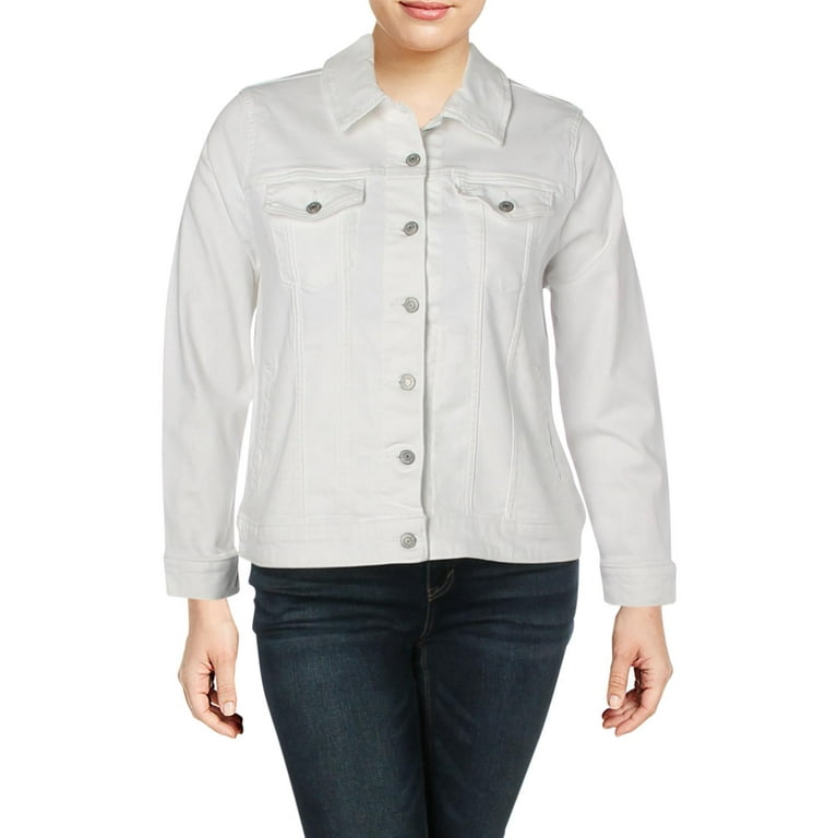 White levi clearance jacket womens