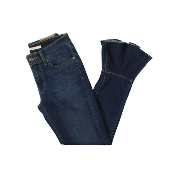 Levi's Womens Ruffle Cropped Jeans Blue 25