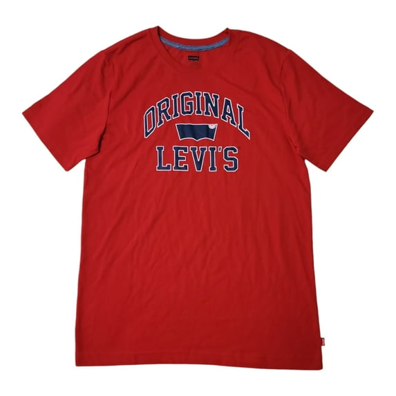 Levi's Youth Boy's Soft Lightweight Short Sleeve T-Shirt, 91M093 (Red, XXL (18/20))