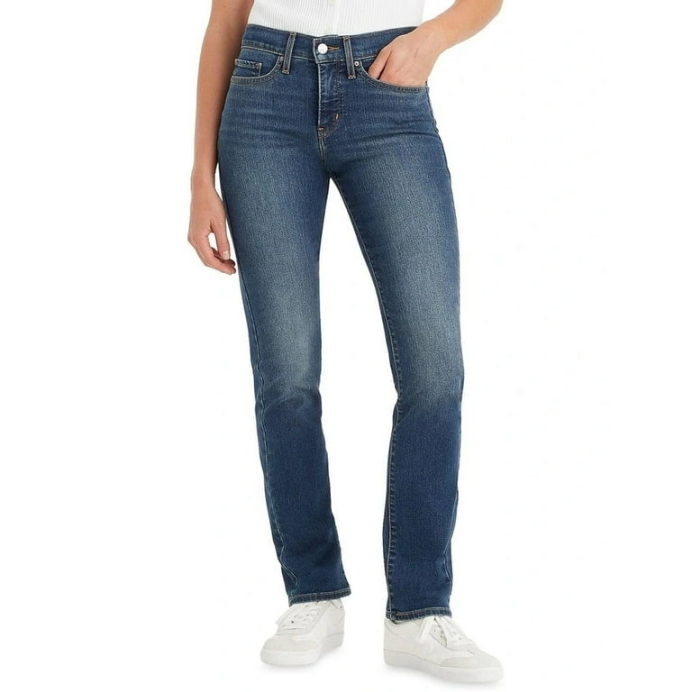 Levi s ZEALOUS BLUE Women s 314 Shaping Straight Jeans US 27x32 Walmart