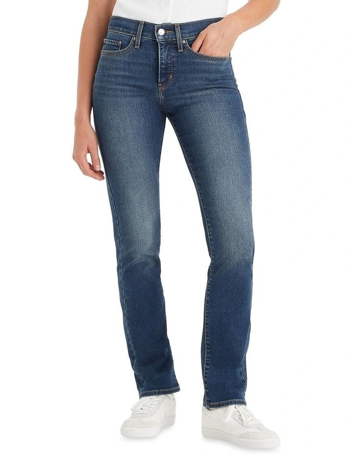 Levi s ZEALOUS BLUE Women s 314 Shaping Straight Jeans US 32x32 levi-s-zealous-blue-women-s-314-shaping-straight-jeans-us-32x32