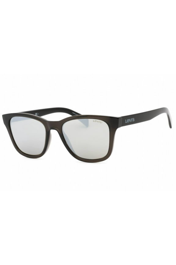 unisex adult Lv 1002/S Sunglasses, Grey/Silver Mirrored, 53mm 19mm US