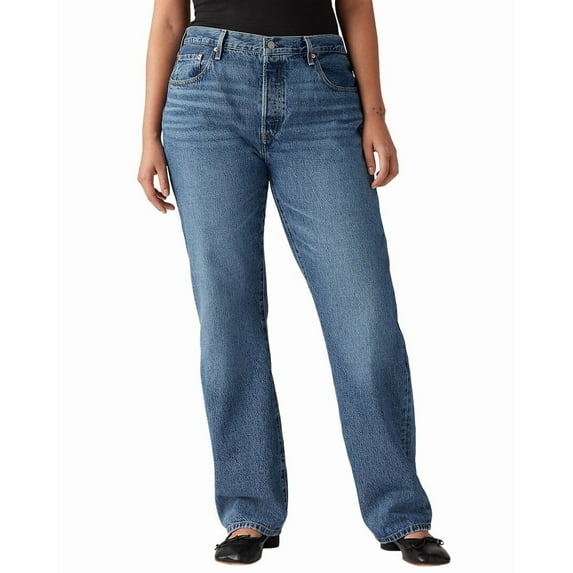 Levi's womens 501® '90S Not My News Channel Straight Jean, 24