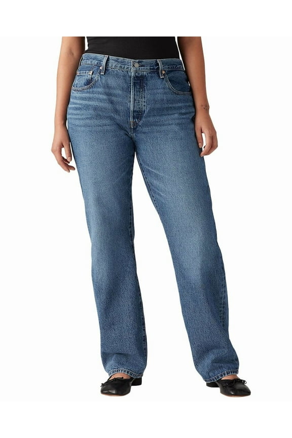 womens  501® '90S Not My News Channel Straight Jean, 27