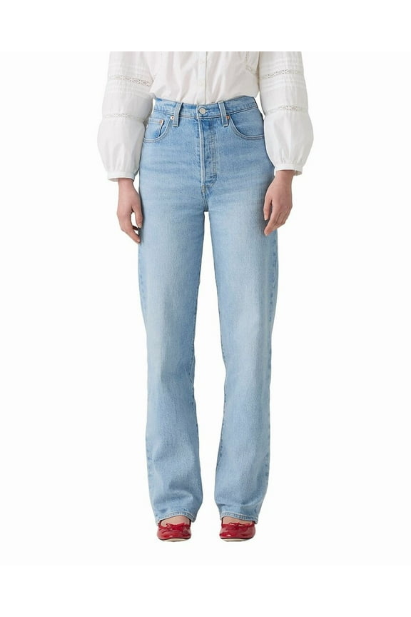 womens Ribcage Full Length Samba Tango Light Straight Jean, 24