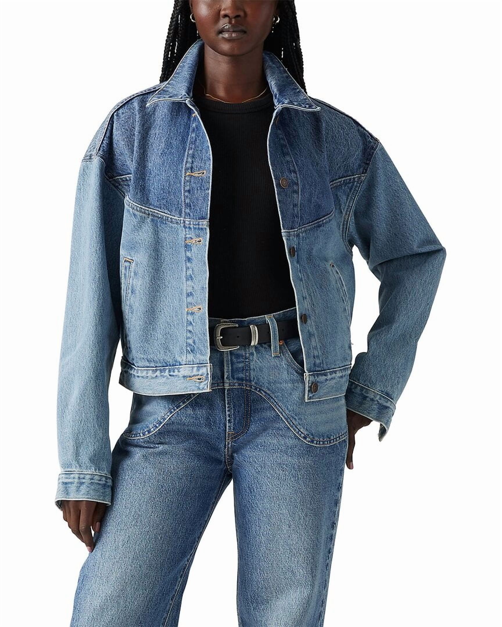 Levi's womens Shrunken 90S Trucker Western Jacket, xs - Walmart.com