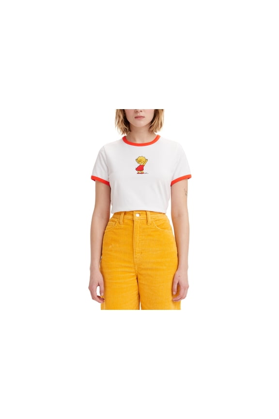 xSimpsons Collab Ringer Tee Red M