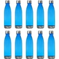 thumbnail image 1 of Levian Cola Shaped Plastic Bottles 25 oz. Set of 10, Bulk Pack - BPA Free, Great for Gym, Hiking, Cycling, Yoga and More - Blue, 1 of 5