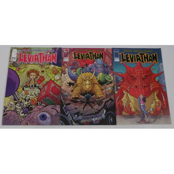 Leviathan #1-3 VF/NM complete series ; Image