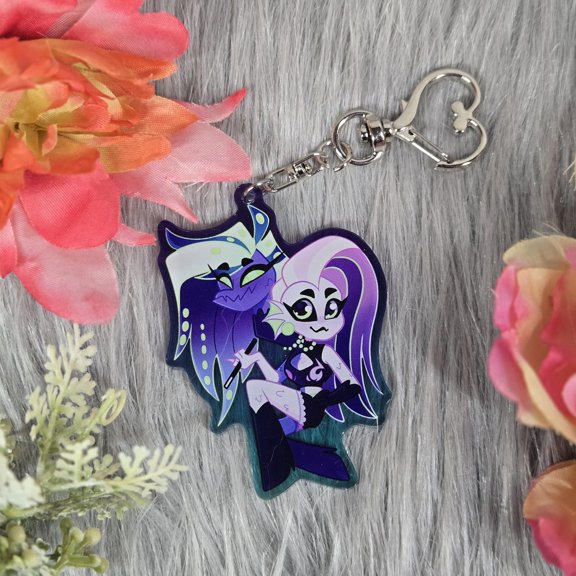 Leviathan Acrylic Keychain Playful Charm Design Cartoon Accessory Fun Collectible Charm Cute Pocket Charm Boho
