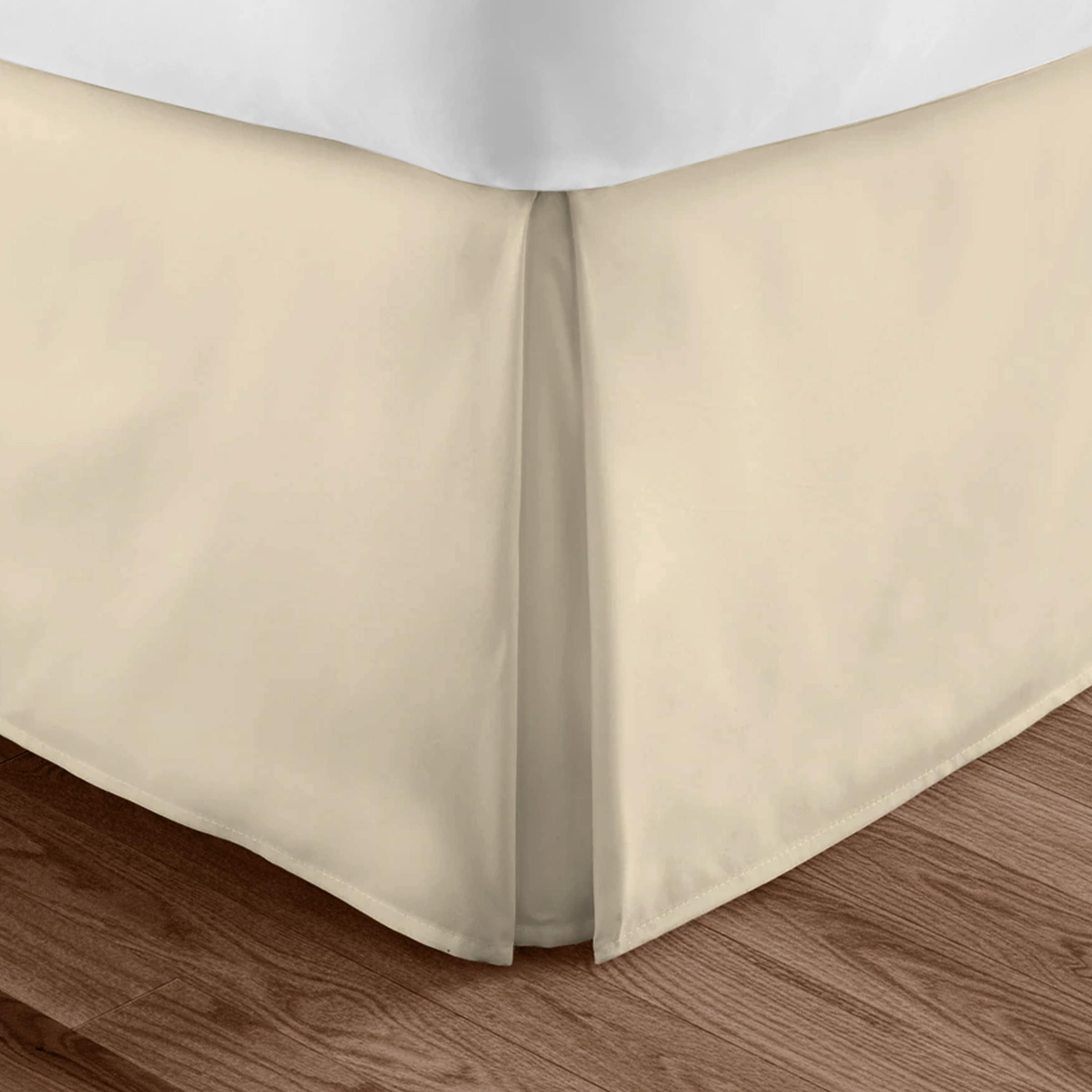 Parure de lit en coton premium 140x200 avec volants bleu marine