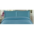 thumbnail image 1 of Levinsohn Microfiber Damask Stripe Duvet Set, Dusty Blue - Full & Queen, 1 of 1