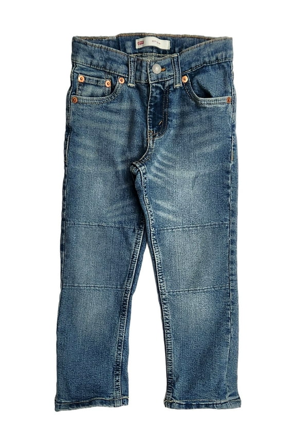 Levis Boys Blue Jeans 511 Slim Fit Denim With Reflective Details 8 Reg 24x22