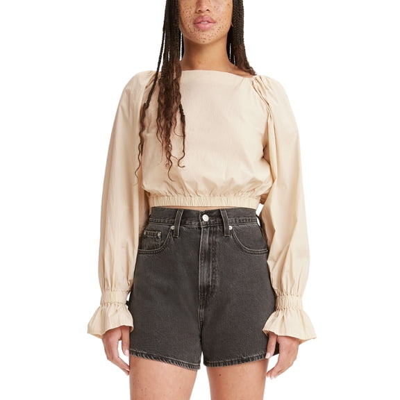 Levis Daphne Cotton Scrunchie Blouse Tapioca XL