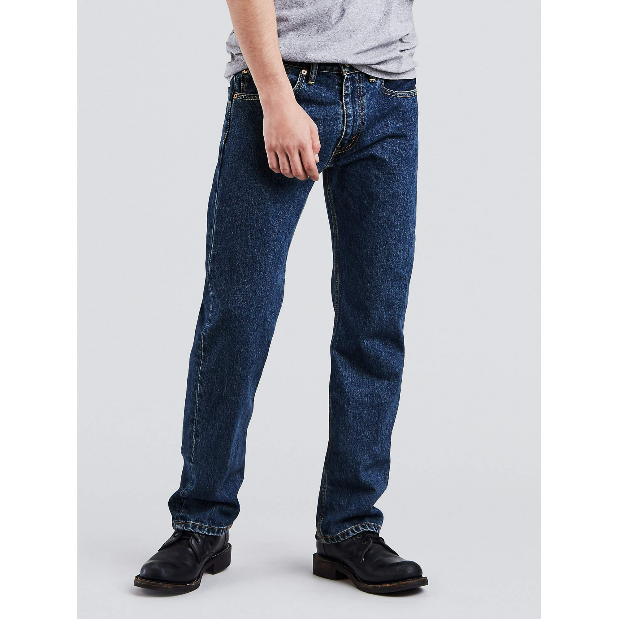 Levis Men's 505 Regular Fit Jeans - Walmart.com