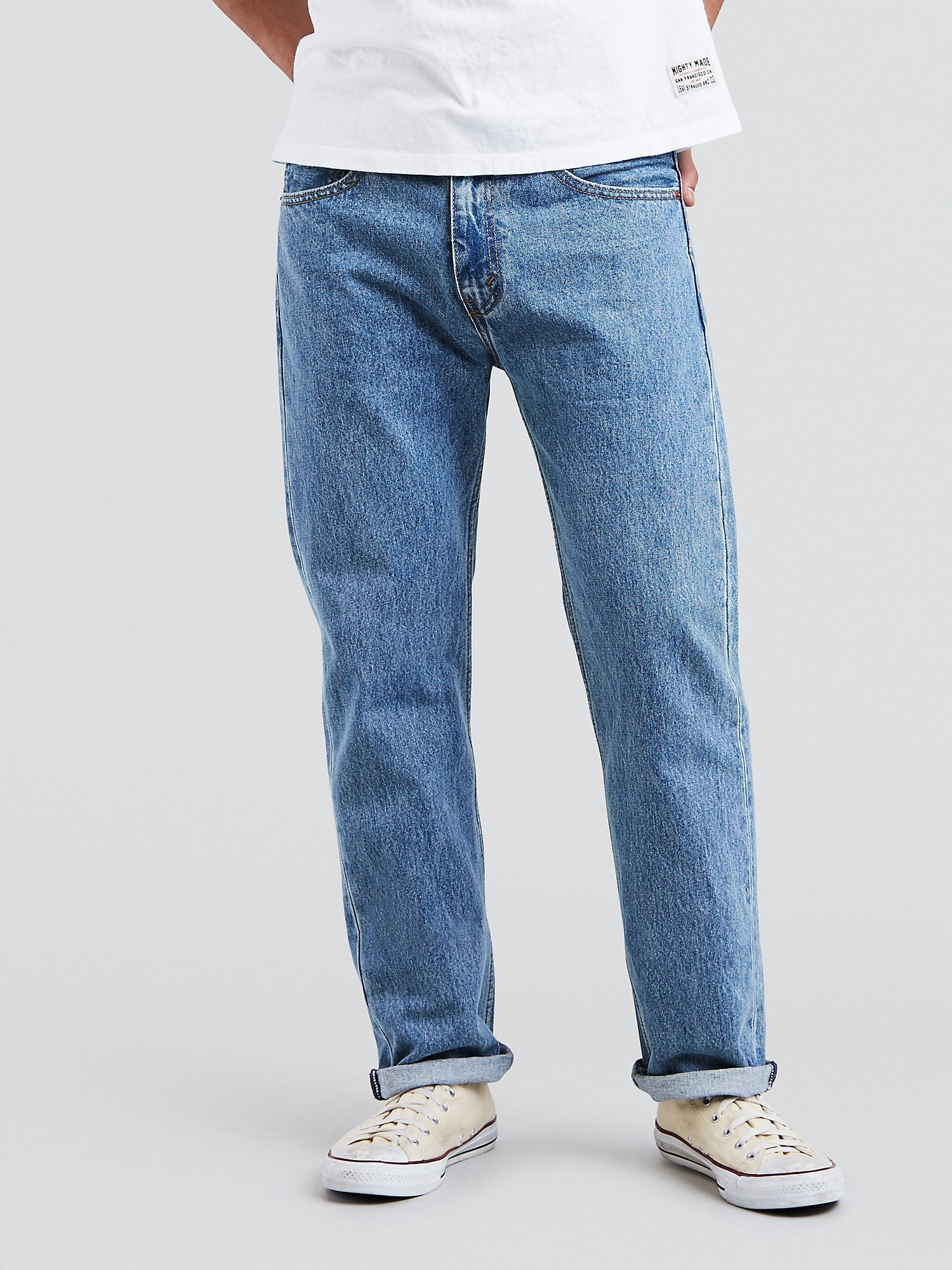 hjerne karton tilgive Levis Men's 505 Regular Fit Jeans - Walmart.com