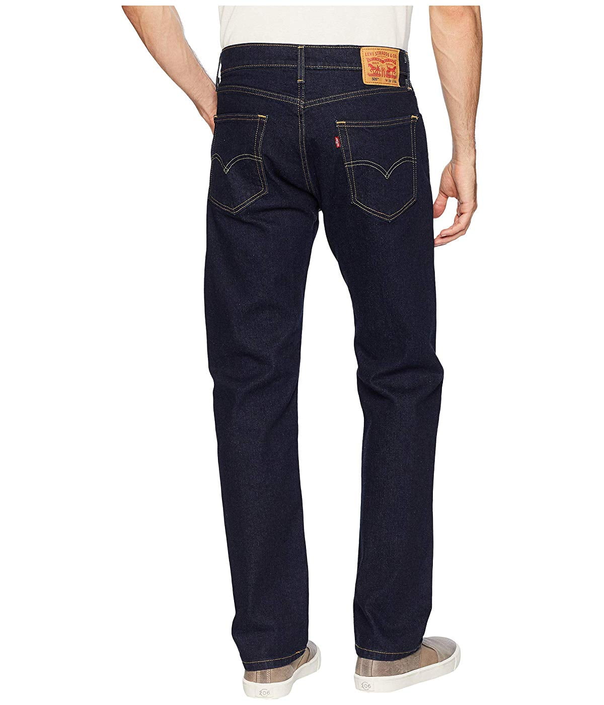 Køb Udelade indstudering Levis Men's 505 Regular Fit Jeans - Walmart.com