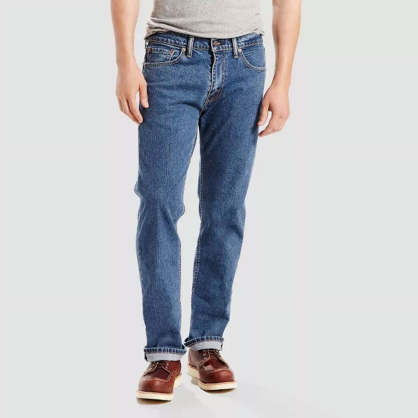 Levis Men's 505 Regular Straight Leg Jeans (Blue Jeans, 40Wx30L ...