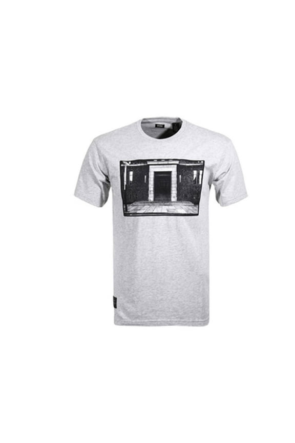 Levis Men's Crew Neck Graphic T-Shirt, Grey,M M US