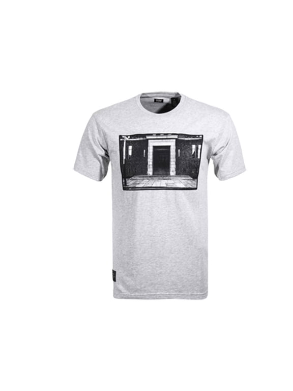 Levis Men's Crew Neck Graphic T-Shirt, Grey,M M US