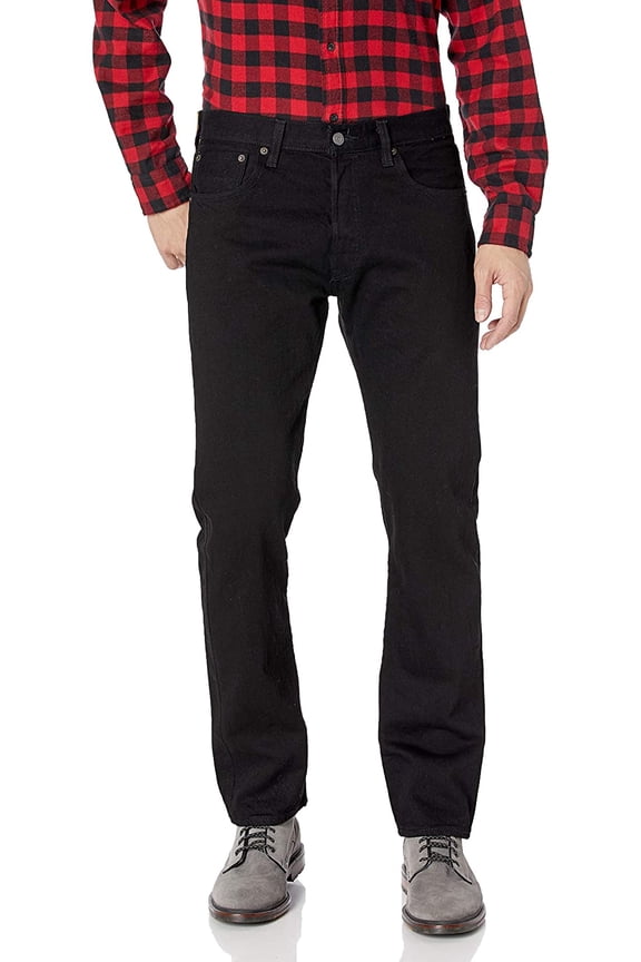 Levis Mens 501 Original Fit Jeans Regular 35W x 32L Listless Waterless