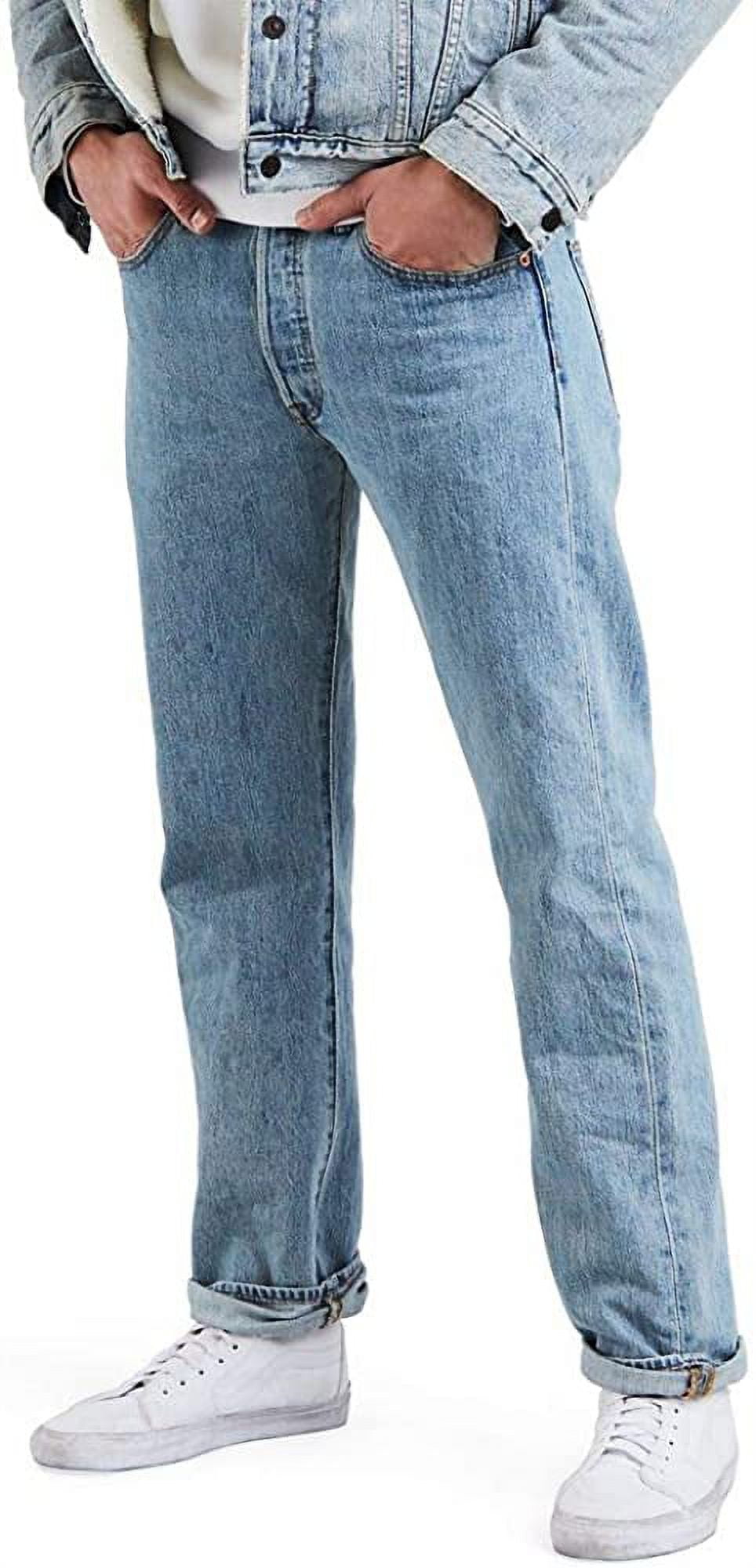 Men's Whiskered Light Acid Wash Denim Jeans DL1141 - Indigo - 34/33 - FF13E  at Amazon Men's Clothing store