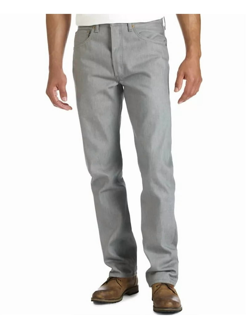 Levi's Men's 501 Original Fit Straight Leg Jeans Silver 36W