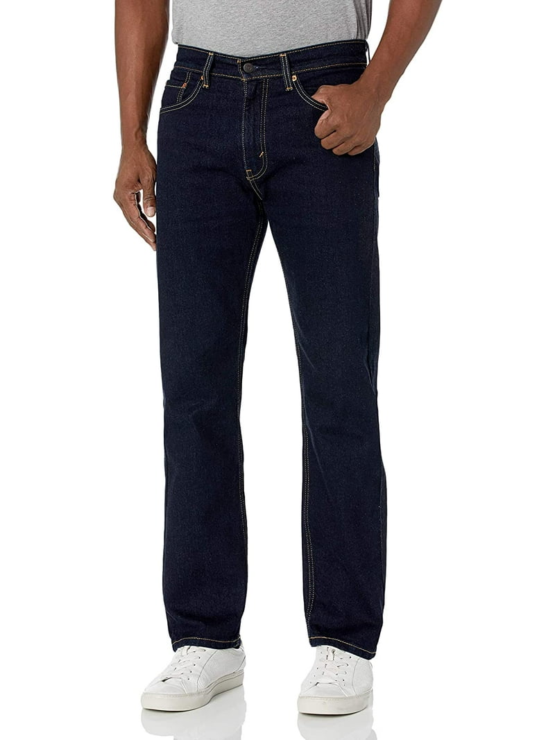 Men's Levi's® 505™ Regular Fit Stretch Jeans Color: Rinsed Size