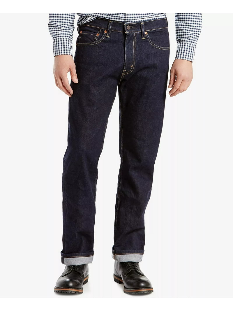 パンツ ADVANCE LEVI'S 505 REGULAR FIT JEANS Men's Levi's® 505™ Regular Fit Stretch Jeans Color: Rinsed Size