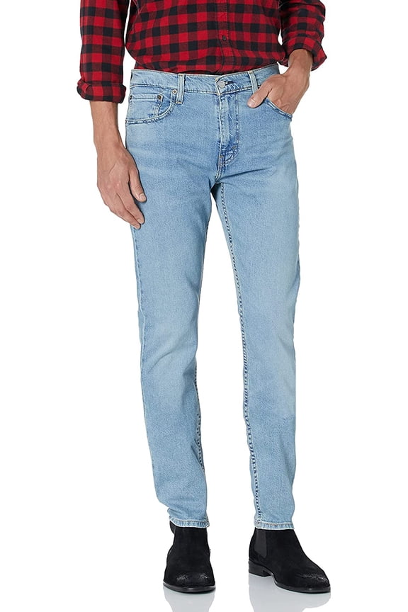 Levis Mens 512 Slim Taper Fit Jeans 42W x 30L Dolf Sundown - Medium Indigo