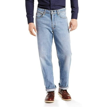 Levis Mens 550 Relaxed Fit Jeans Big  Tall Clif 44W x 29L