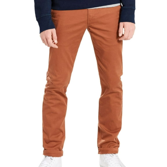 Levi's Mens Hybrid Casual Chino Pants, Brown, 29W x 32L