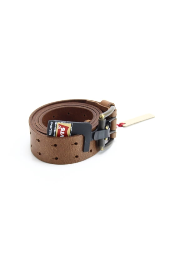Levis Mens Leather Belt Belt Tan L