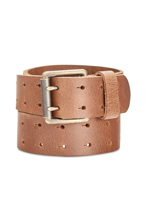 Levis Mens Leather Belt Belt Tan M